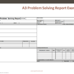 A3 Problem Solving Report Template | Quality-One